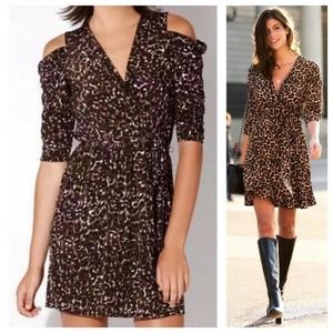 Hale Bob Vintage Cold Shoulder Cocktail Dress